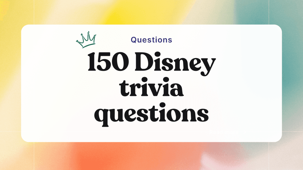 150 magical disney trivia questions