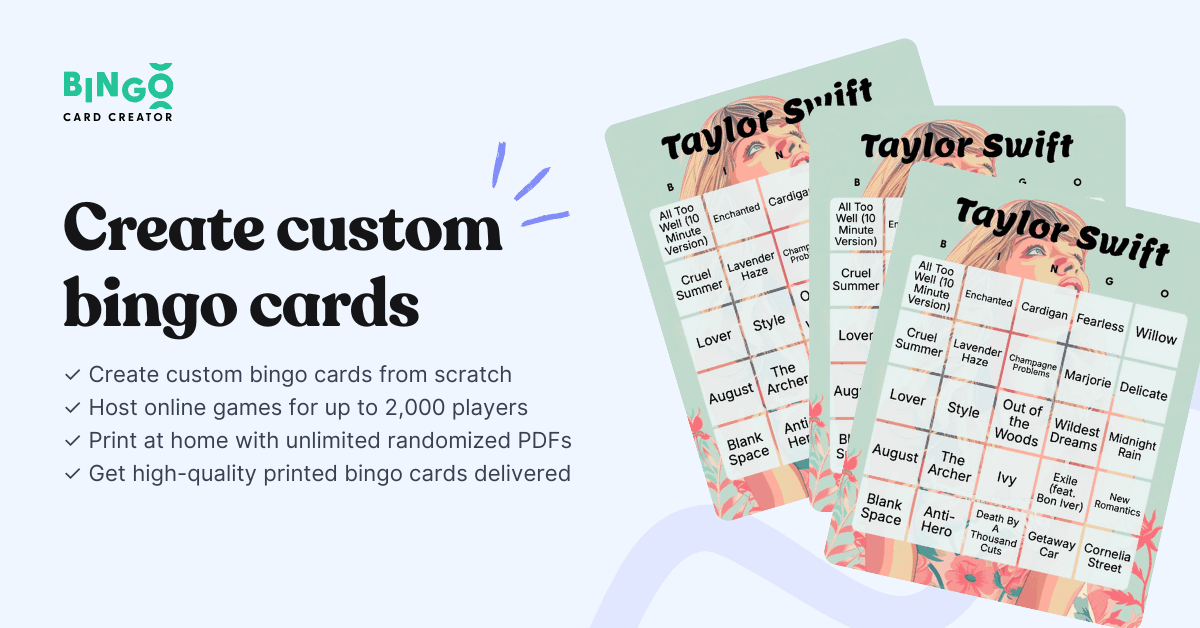 taylor swift stacked cards