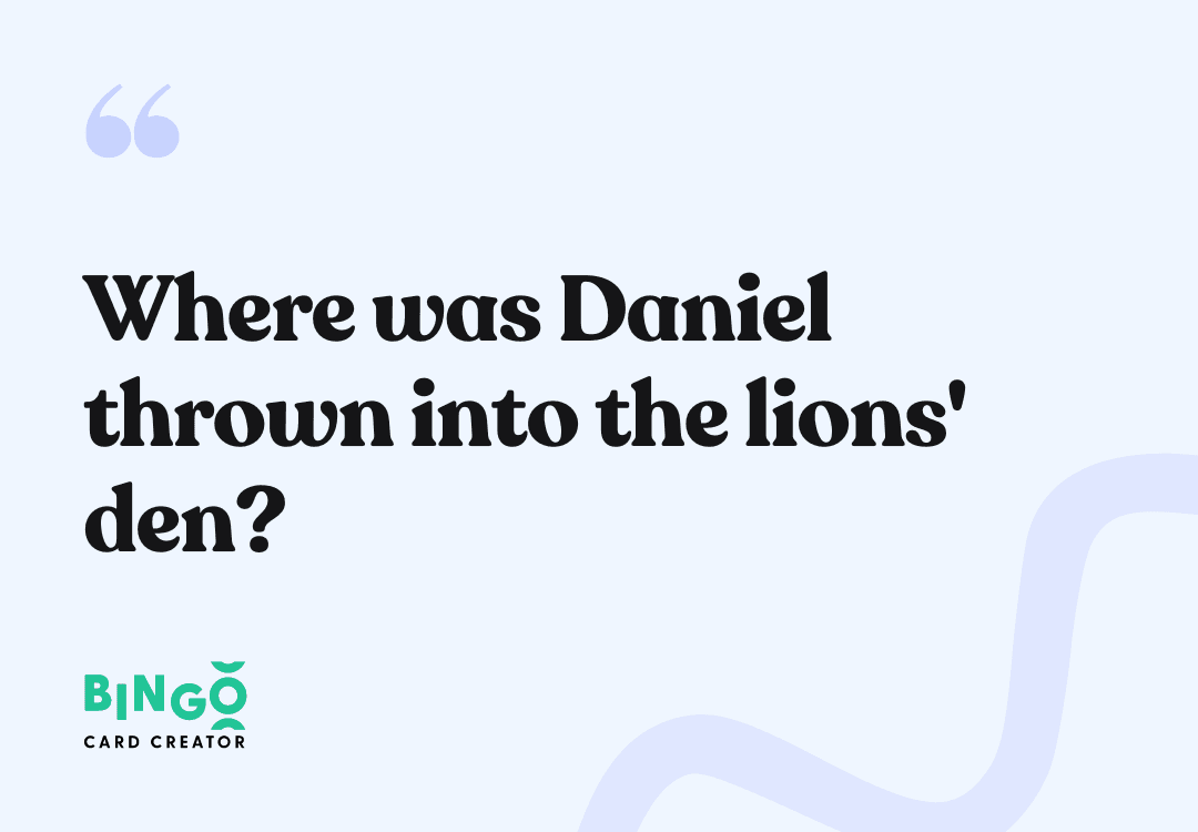 daniel in lions den